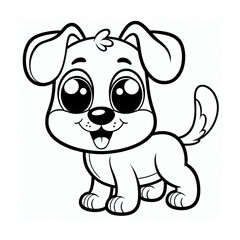 coloring book page for kids