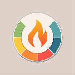 Vector fire risk indicator for weather and bushfire monitoring