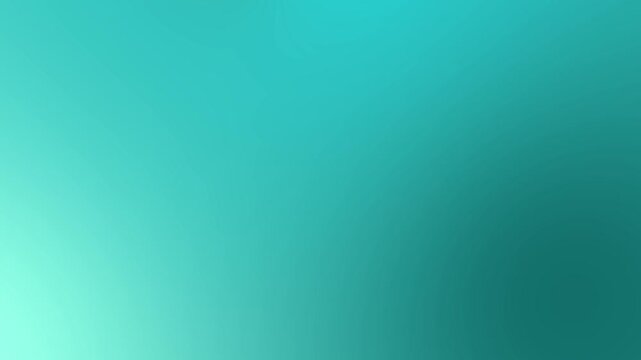 Abstract teal and turquoise gradient background video 4k