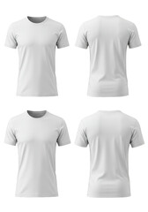 Illustration Of White T-Shirt Clothing Apparel Fashion Cotton Style
