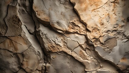 Fototapeta premium Very Detailed and Zoomed Macro Photography of Texture of Rock with High Detailed Image Suitable to be Made as Wallpaper Stock Photos