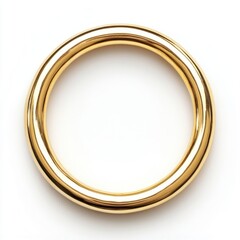 Golden metal ring frame accessories accessory jewelry.