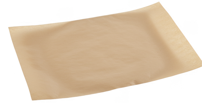 Isolated Brown Texture Background Fabric Material Empty Cardboard Rectangle