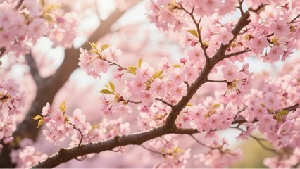 Fototapeta premium 満開の桜の花