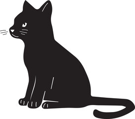 black cat silhouette