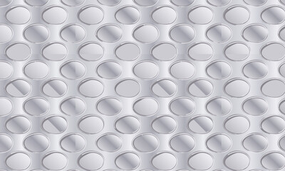 Abstract Bubble Wrap: Minimalist Plastic Relief Pattern