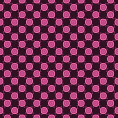 Seamless pattern, peonies with dark petals, square