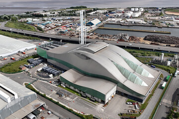 Trident Park, Waste management incinerator power station, Cardiff 