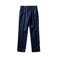 Tailored navy blue dress pants for men, suitable for formal and casual occasions, high-quality fabric finish