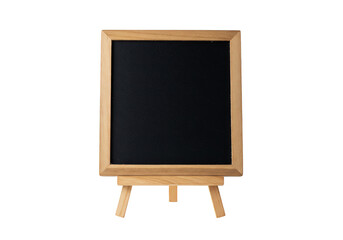 Isolated Empty Blackboard Menu Sign On Transparent Background