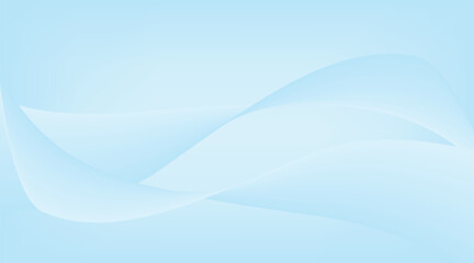 Blue abstract curve and wave striped soft background