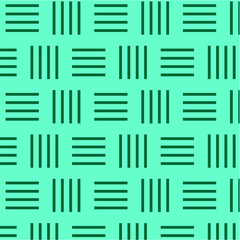 seamless pattern of green squares
