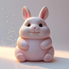 A squishy stress relief toy shaped like a cute animal, shown front view.