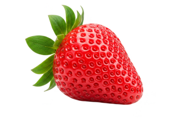 Isolated Strawberry Fresh Red Berry Fruit Food on Transparent Background