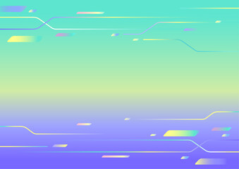 Abstract gradient background with dynamic shapes