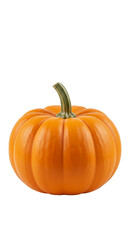 Obraz premium Orange Pumpkin Transparent Background for Halloween Autumn Season