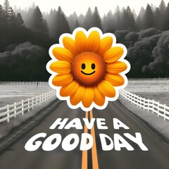 Sunflower Cheer: Have a Good Day
