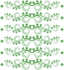 Beautiful flower art and mandala vector design