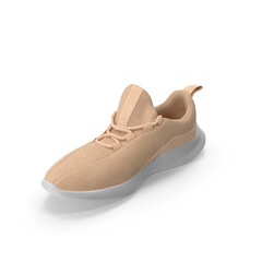 Women’s Shoes Beige Isolated on Transparent Background