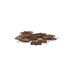 Wood Pallet Pile Small Isolated on Transparent Background