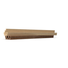 Wood Stack Isolated on Transparent Background