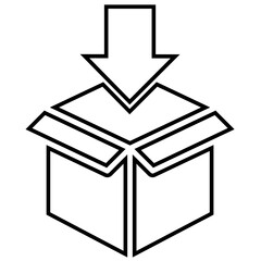 Packaging, box, container icon