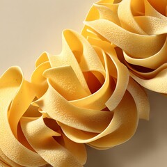 Pappardelle Pasta Closeup Texture and Culinary Delight