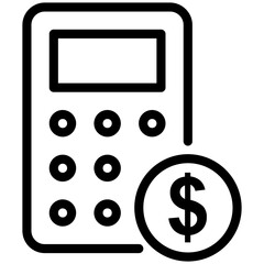 Calculator or Calculation Tool Icon