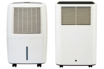 Compact portable air conditioner for efficient cooling isolated with transparent background