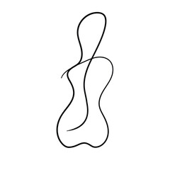 Continuous line draw girl figure. women back one line art. nude female body one line drawing. naked woman one line drawing