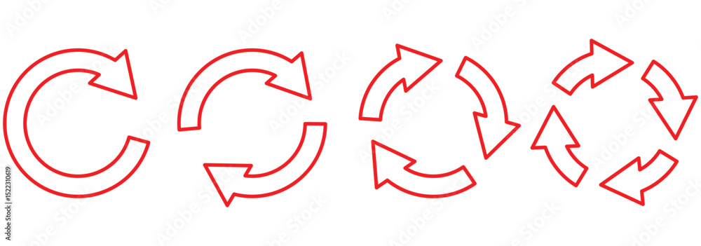 Poster circle arrow icon set. refresh and reload icon set. circle arrow vector, icon set. set of black arro