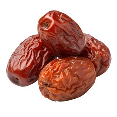 Dried red date or Chinese jujube on transparent png