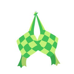 ketupat, ramadan, islamic, decoration, green, food, celebration, festive, minimal, design, culture, tradition, symbol, holiday, simple, holiday