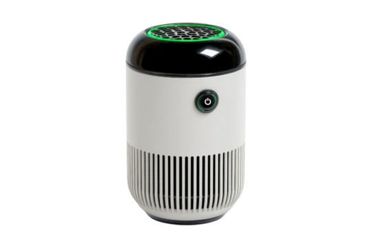 Close-up of indoor air purifier