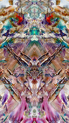 Abstract art background . Hand painting artwork on canvas .