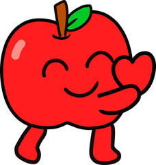 heart apple