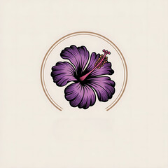 A vintage floral background with delicate pink blossoms and leaves creates an elegant nature-inspired design