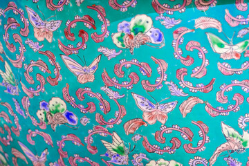 Naklejka premium Detail of the line on the ceramic