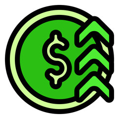 Fototapeta premium profit icon