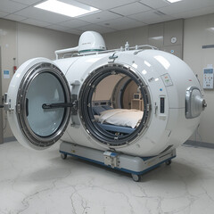 Medical hyperbaric single pressure chamber
