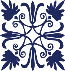 Beautiful flower art and mandala vector design