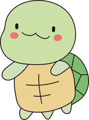 Cute Turtle Illustration
