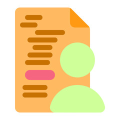 Fototapeta premium customer data icon