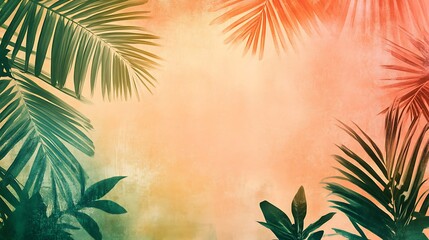 Fototapeta premium Interior design featuring plant shadow on green wall high resolution picture