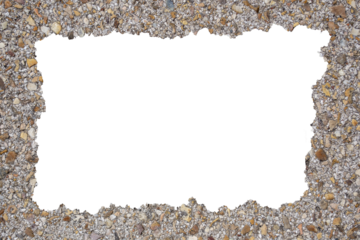 Fondo transparente con marco asfaltado