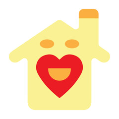 Home Sweet Home Vector Flat Icon Design