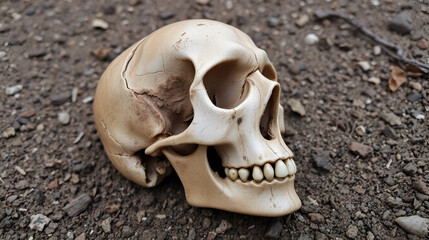 Skull found on ground