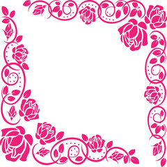 Beautiful flower art and mandala vector design