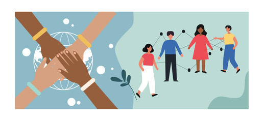 International Day for the Elimination of Racial Discrimination Illustration Set-03