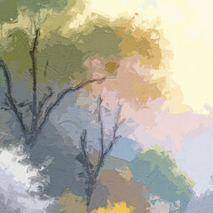 Various oil paintings, floral landscapes, ducks, chrysanthemums, lotus leaves, lotus flowers, plum blossoms, birds, and beautiful scenery